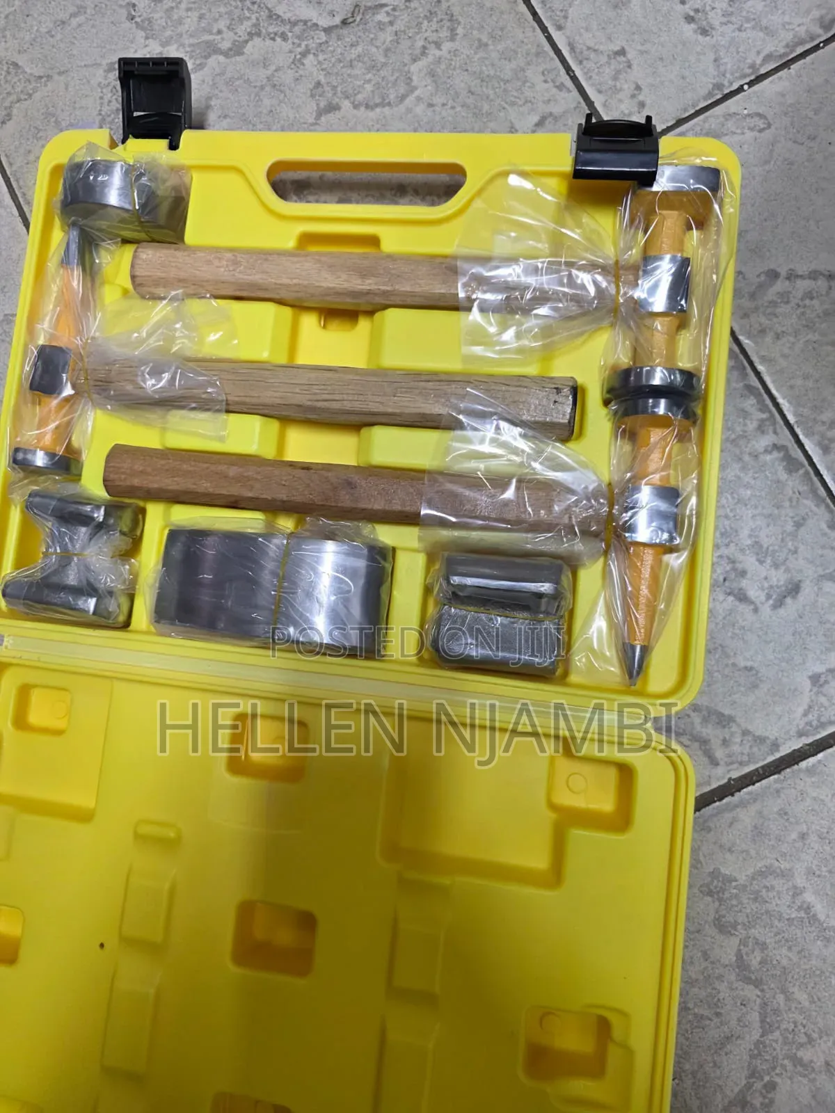 7-Piece Auto Body Repair Hammer and Dolly Set