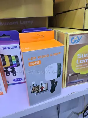 M-88 Portable LED Video Light for Phone, Laptop Vlogging