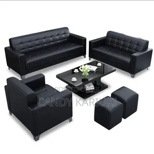 Elegant 6 Seater Executive Office Sofa Set