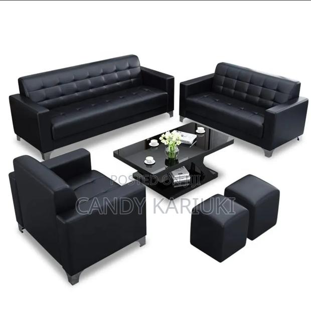 Elegant 6 Seater Executive Office Sofa Set
