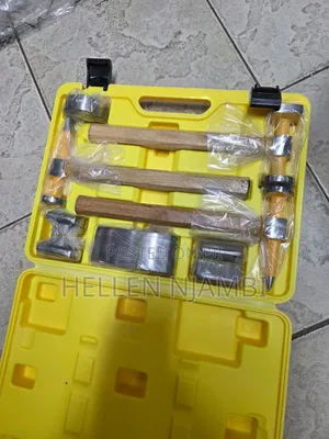 7-Piece Panel Beating Hammer and Dolly Set