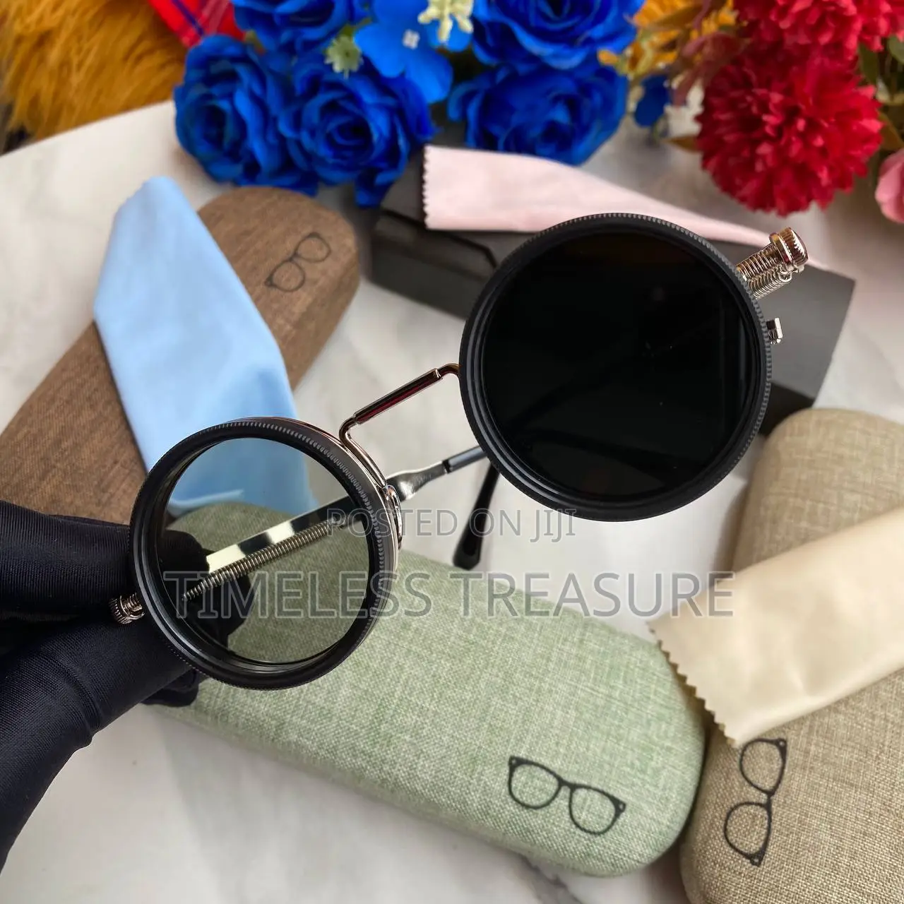 Adjustable 9 Gear Sun Dimming Glasses