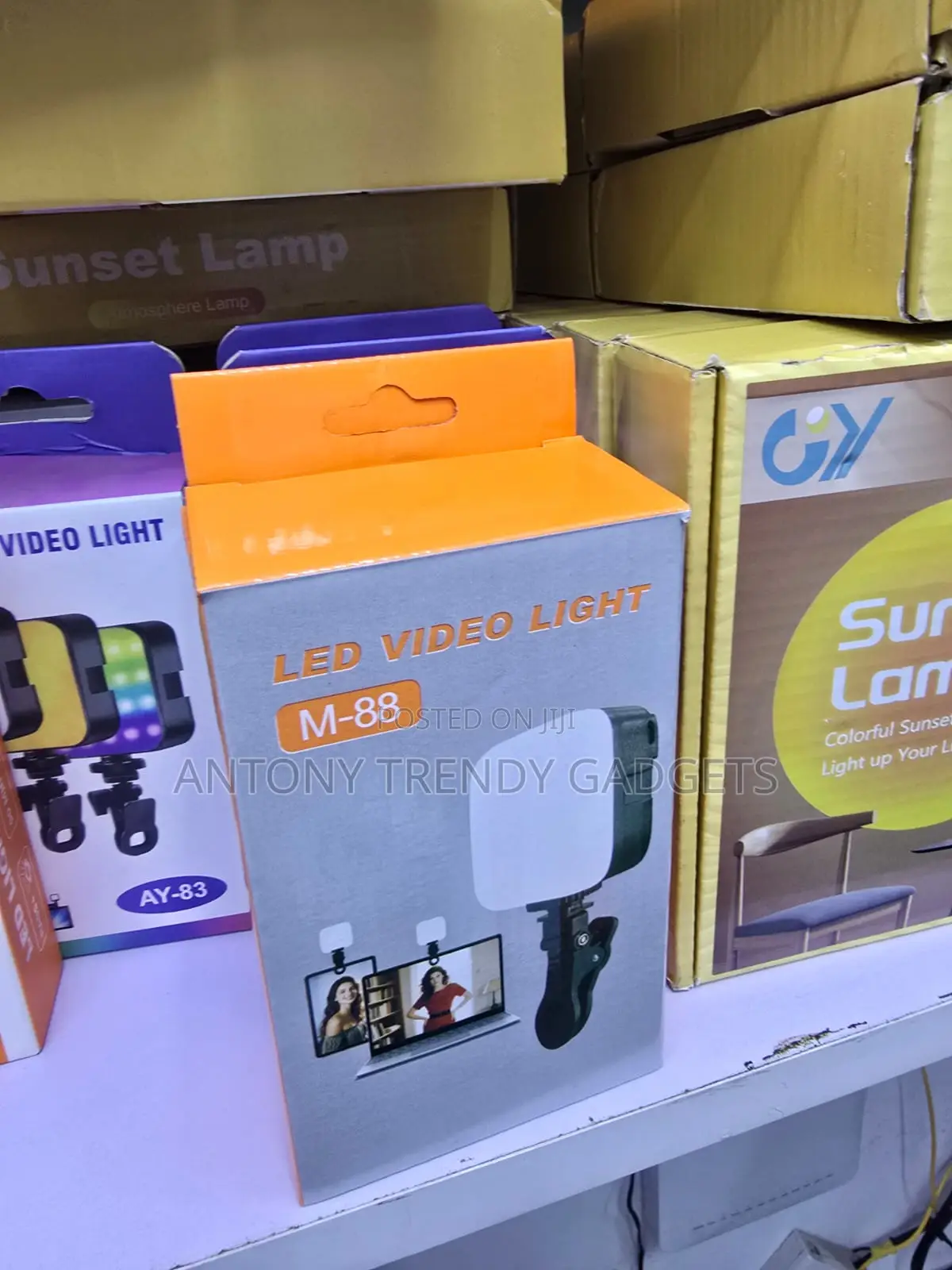 M-88 Rechargeable LED Selfie Light for TikTok, Video Photos