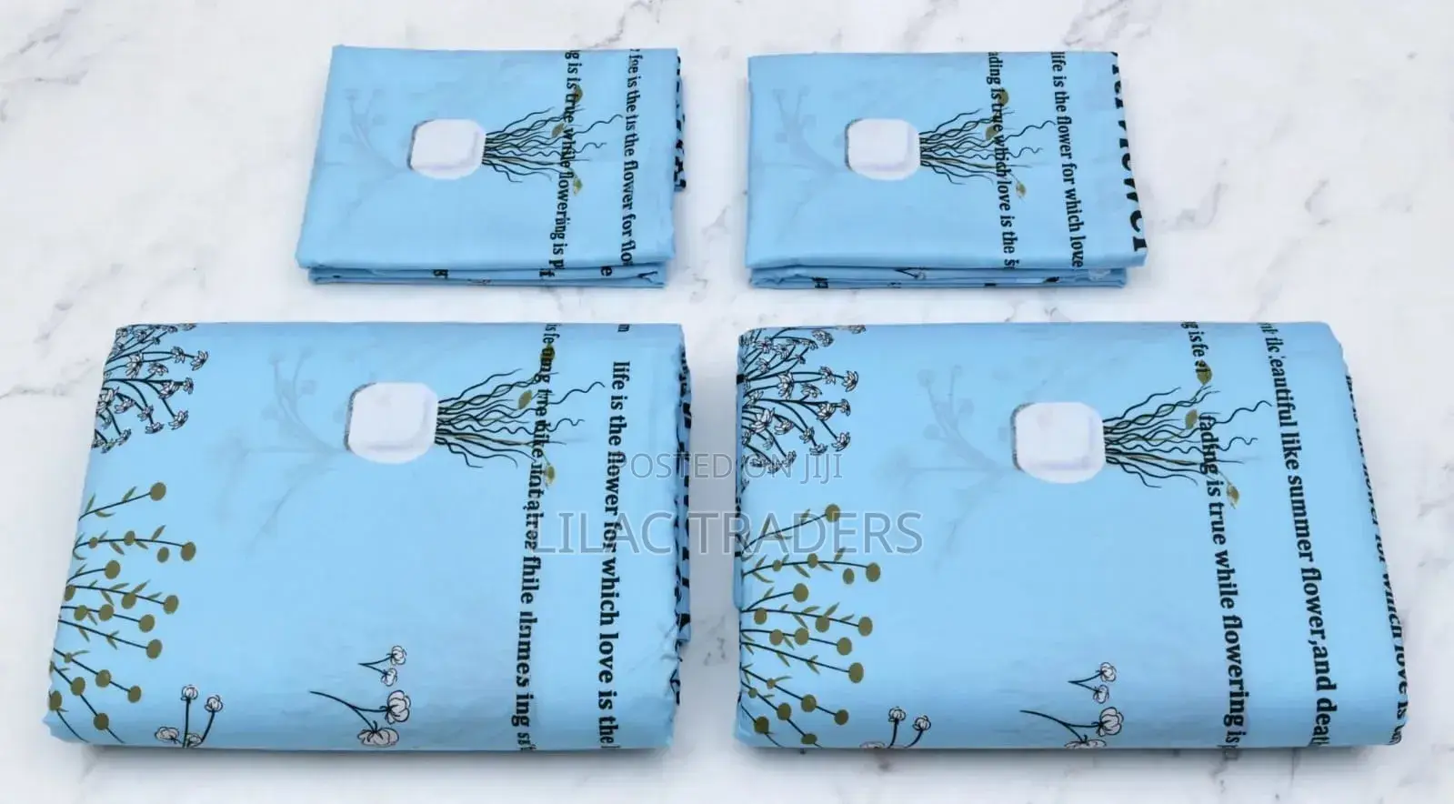 Beautiful 4PC Bedsheet Set – Perfect for Your Bedroom BRWN