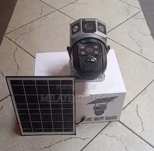 4G Dual Lens Solar Security Camera With Night Vision
