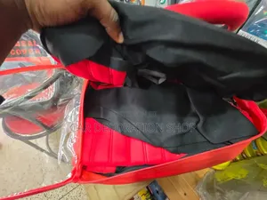 Red_black Fabric Seat Cover Designed 2 Refresh Protect Interior Seat