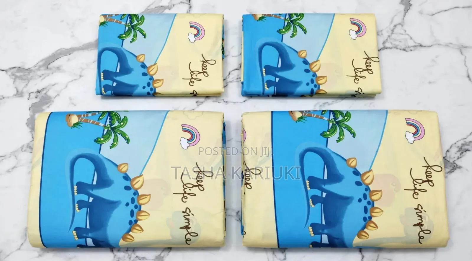 4PC 5×6 Bedsheet Set – 2 Bedsheets + 2 Pillowcases