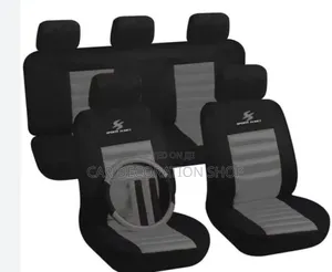 High Contrast Dualtone Sport Stylin Greyblack Ribbed Centre Seat Cover