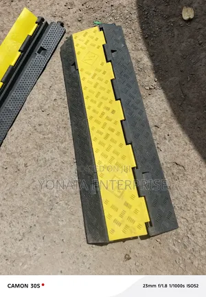 2-Channel Rubber Cable Protector Light Duty