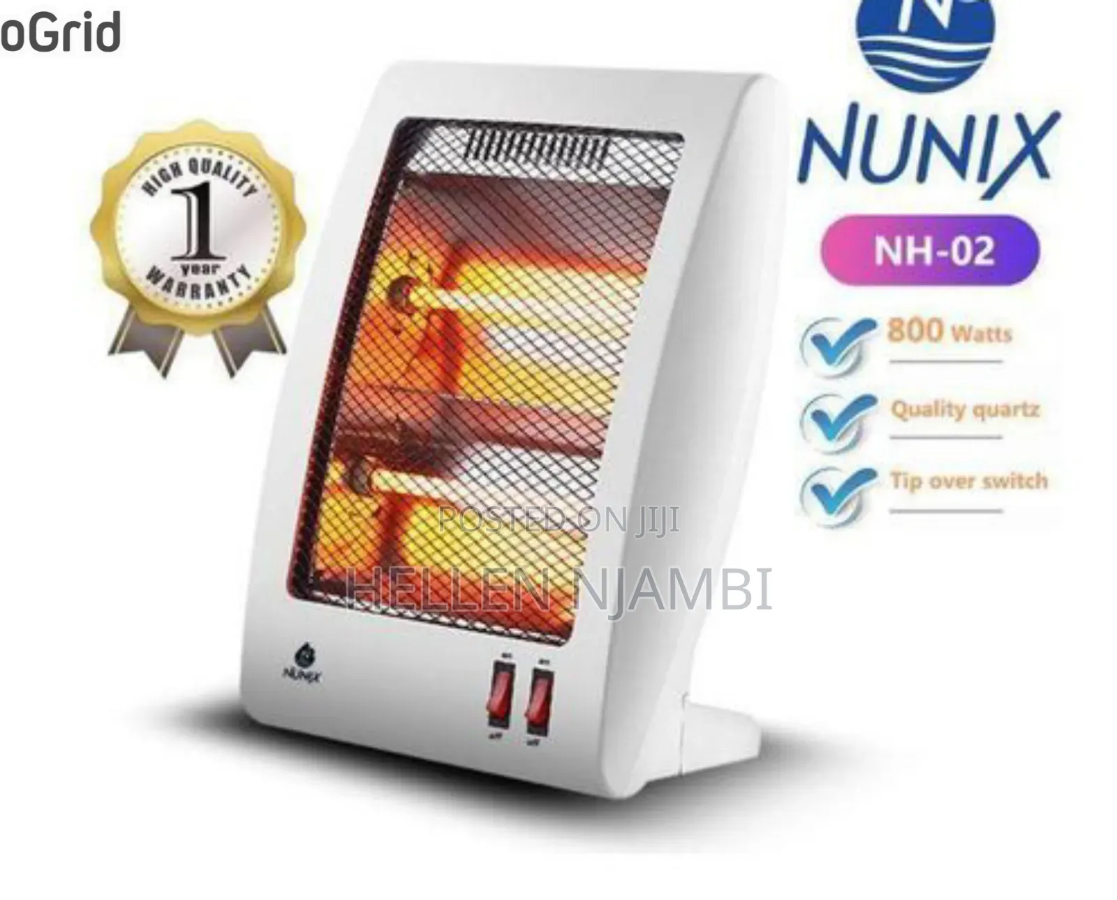 Nunix Quartz Portable Electric Room Heater