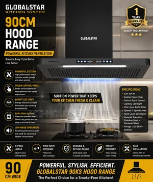 Globalstar 90KS 90CM Hood Range – Powerful Kitchen Ventilation