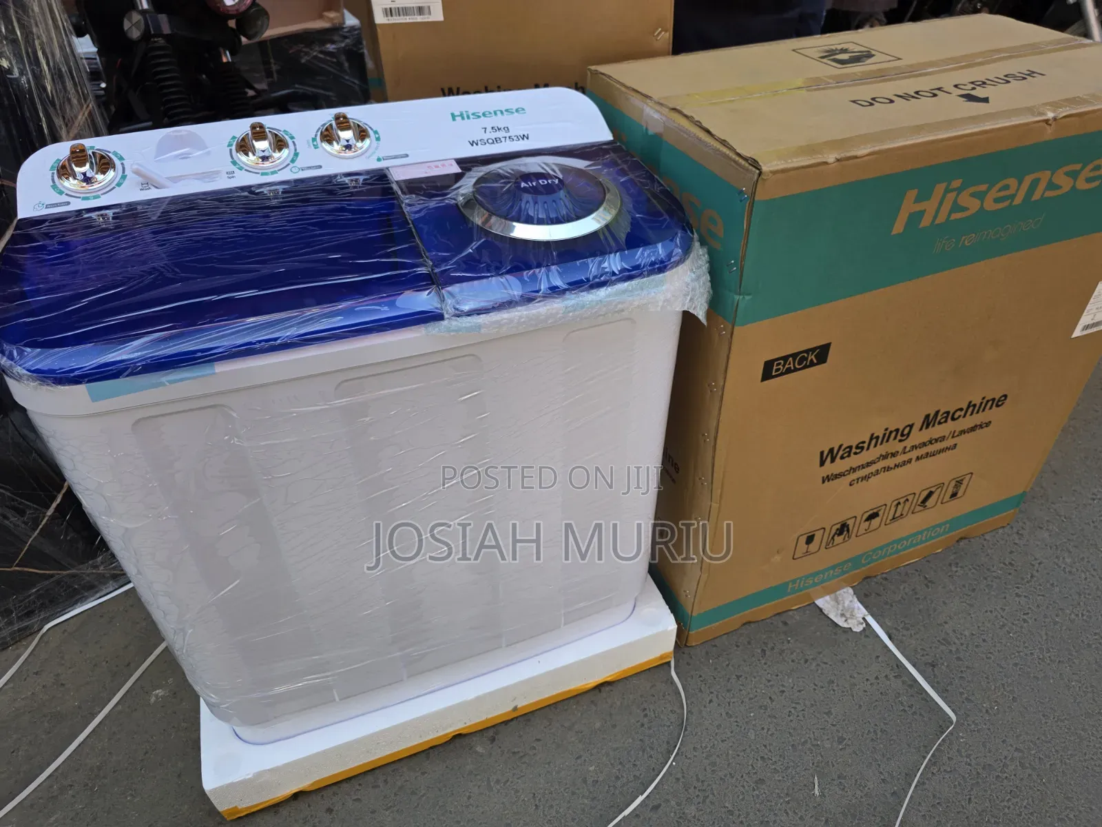 Hisense Washing Machine 7.5kgs