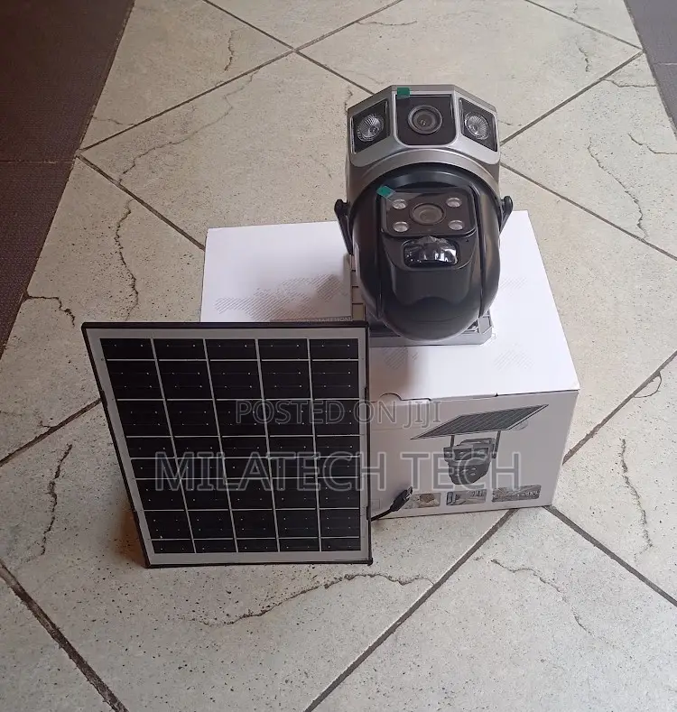 4G Solar Camera Dual Lens – Wireless Outdoor Security Camera