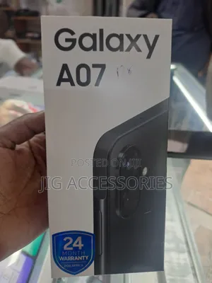 New Samsung Galaxy A07 128 GB Black