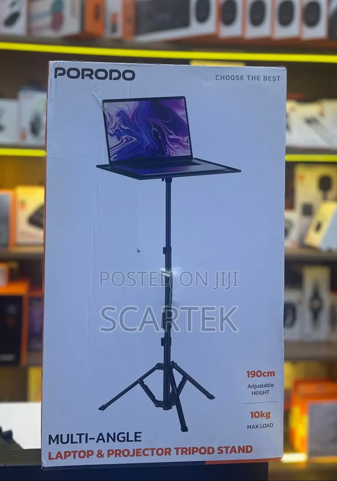 Porodo 
Multi-Function Laptop and Projector Tripod Stand