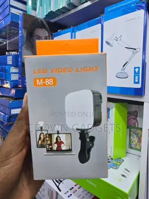 M-88 Rechargeable LED Fill Light for Selfie, Vlog Video Calls