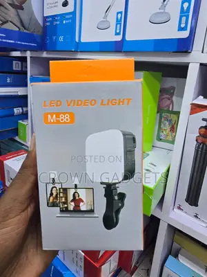 M-88 Rechargeable LED Fill Light for Selfie, Vlog Video Calls