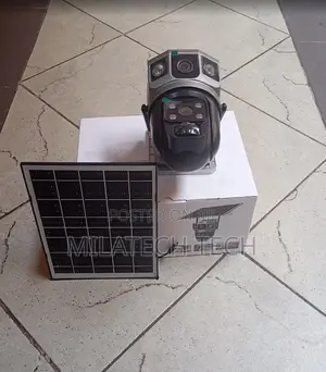 4G Dual Camera Solar CCTV – Outdoor Surveillance Camera