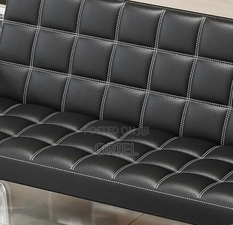 Office Sofa : Modern Office Black Sofa