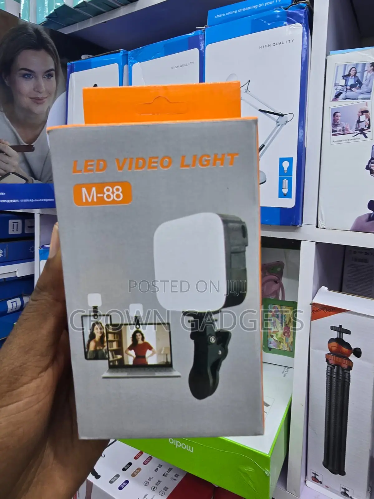 M-88 LED Phone Light Adjustable Brightness Color Temperature