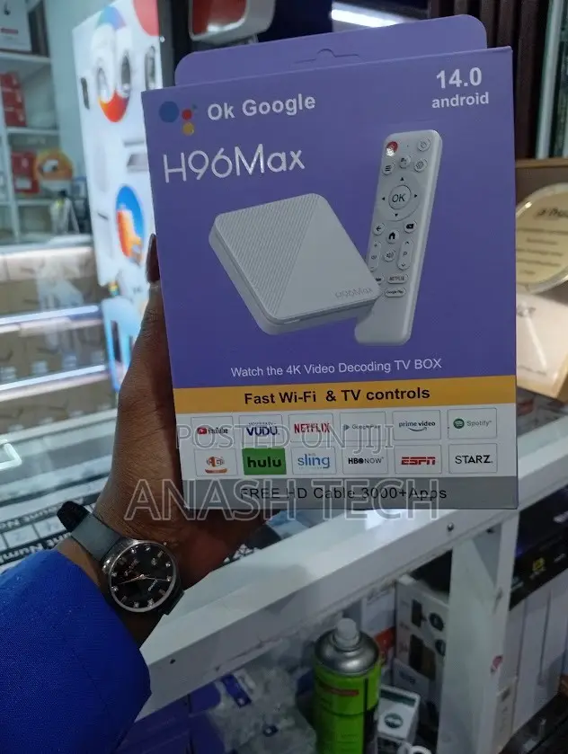 Android 14 Ultra HD Android TV Box – Smart Streaming Box