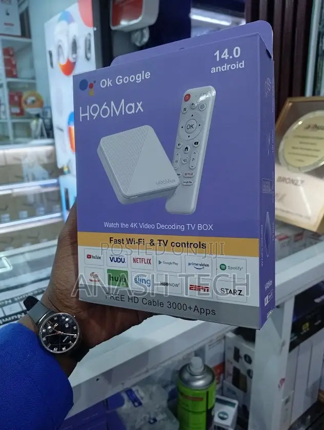 Android 14 Ultra HD Android TV Box – Smart Streaming Box