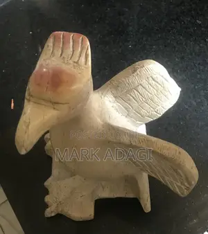 Marbled Eagle Sculpture