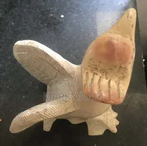 Marbled Eagle Sculpture