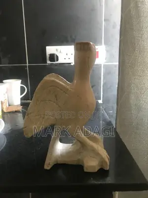 Marbled Eagle Sculpture
