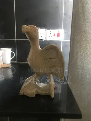 Marbled Eagle Sculpture