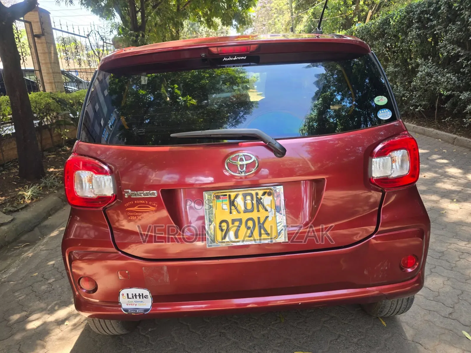 Toyota Passo 2016 Burgundy