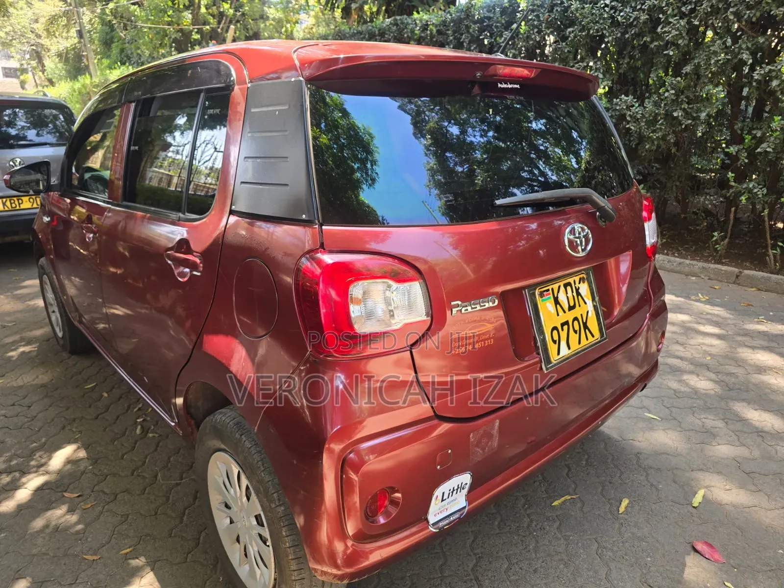 Toyota Passo 2016 Burgundy