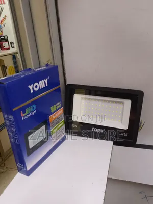 LED Black Floodlight Energy Saving 50W AC Security Light