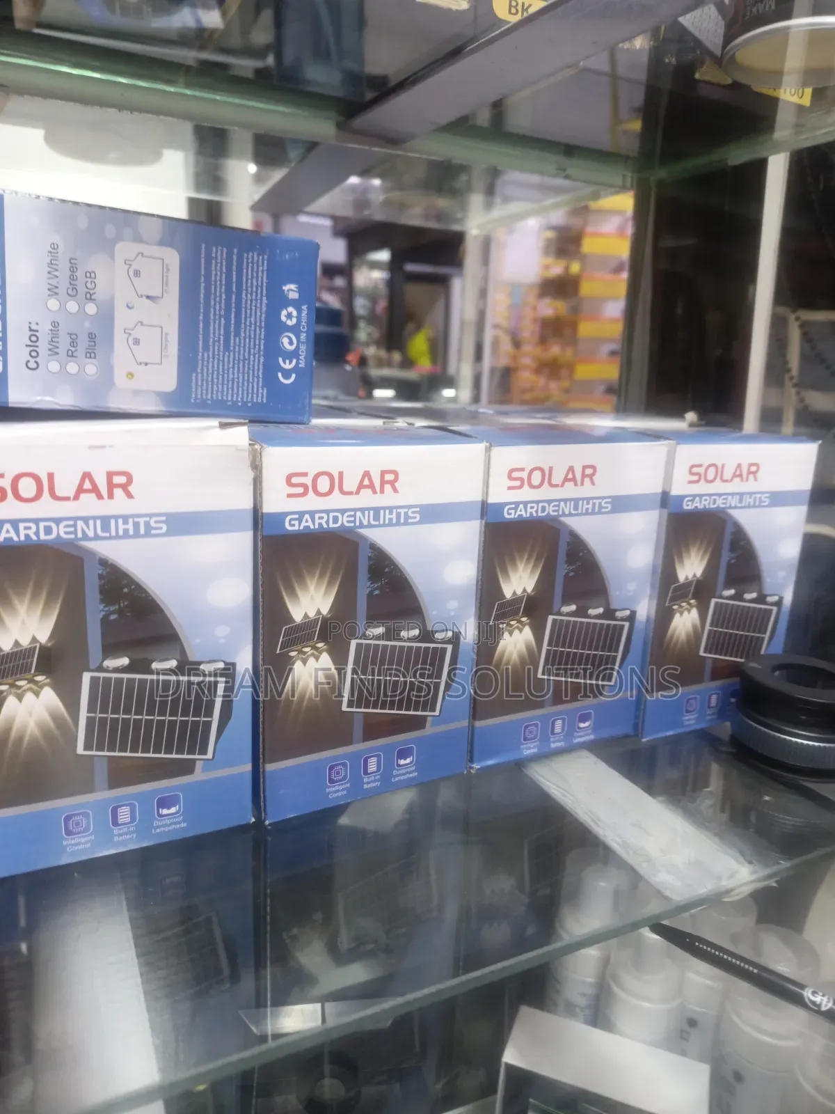 6pieces Up and Down Solar Accent Garden Wall Light - Waterproof