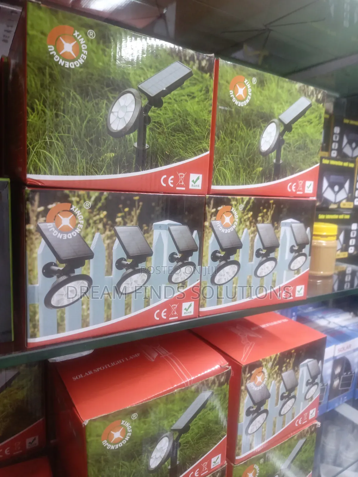 6 Pieces Xf-708 Solar Landscape Spotlights (Pack/Set)