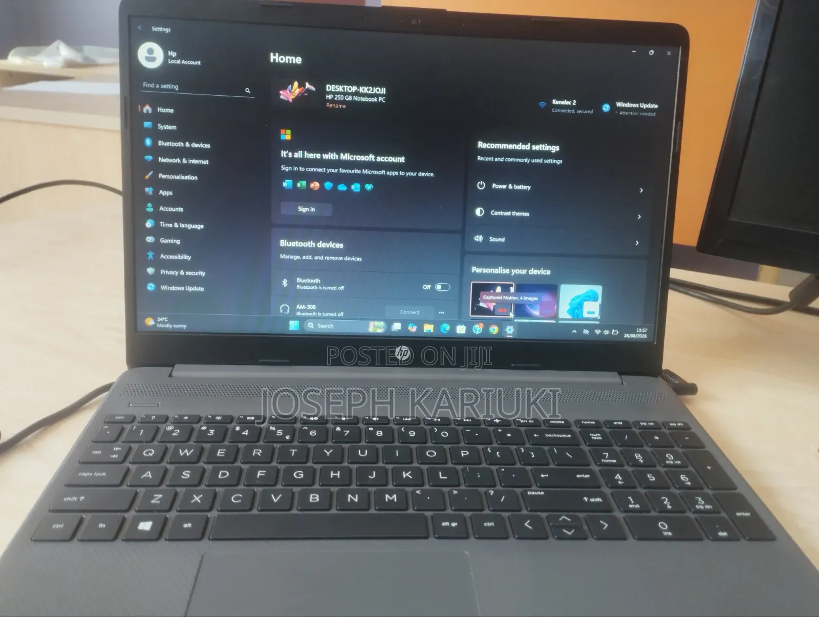 Laptop HP 250 G8 4GB Intel Celeron HDD 1T