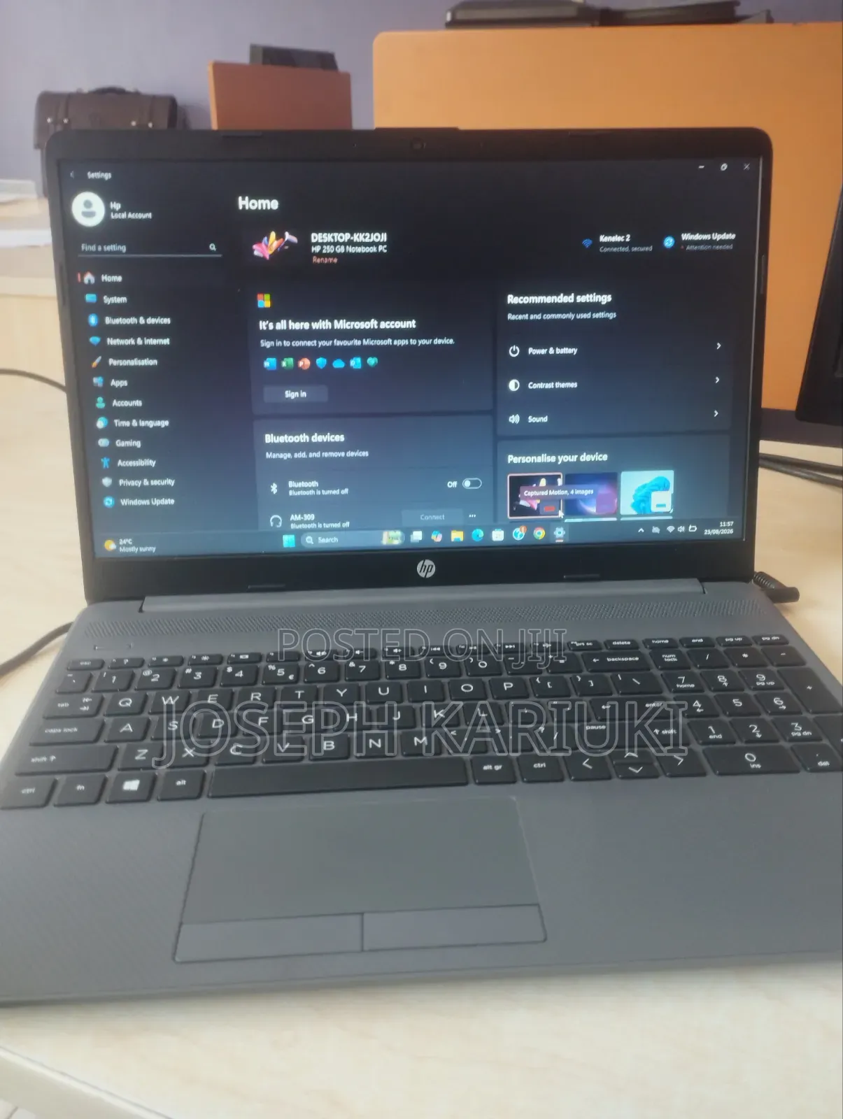 Laptop HP 250 G8 4GB Intel Celeron HDD 1T