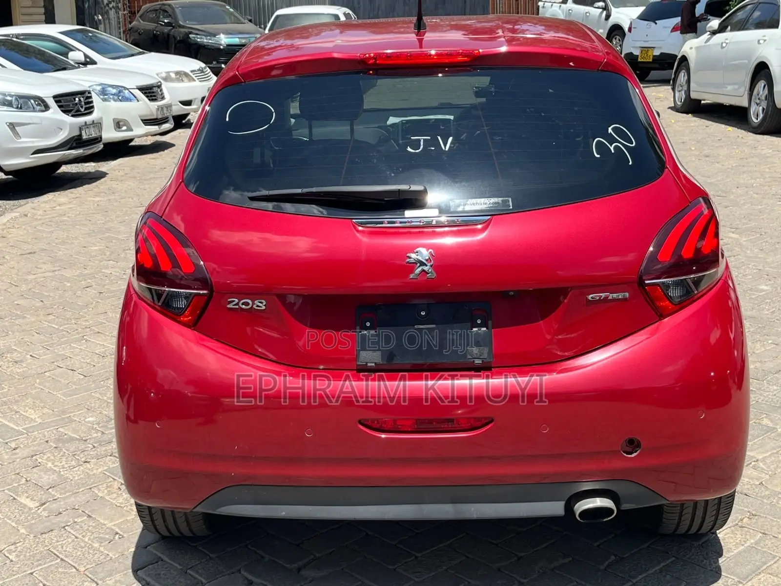 Peugeot 208 2019 Red