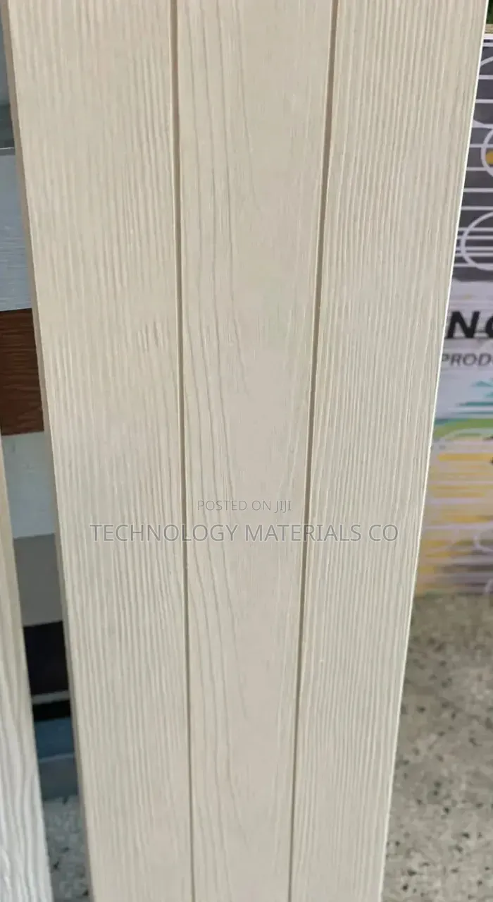 Uncoloured Wood Design Double v-Groove Fiber Cement Board 2.4m X 0.3m