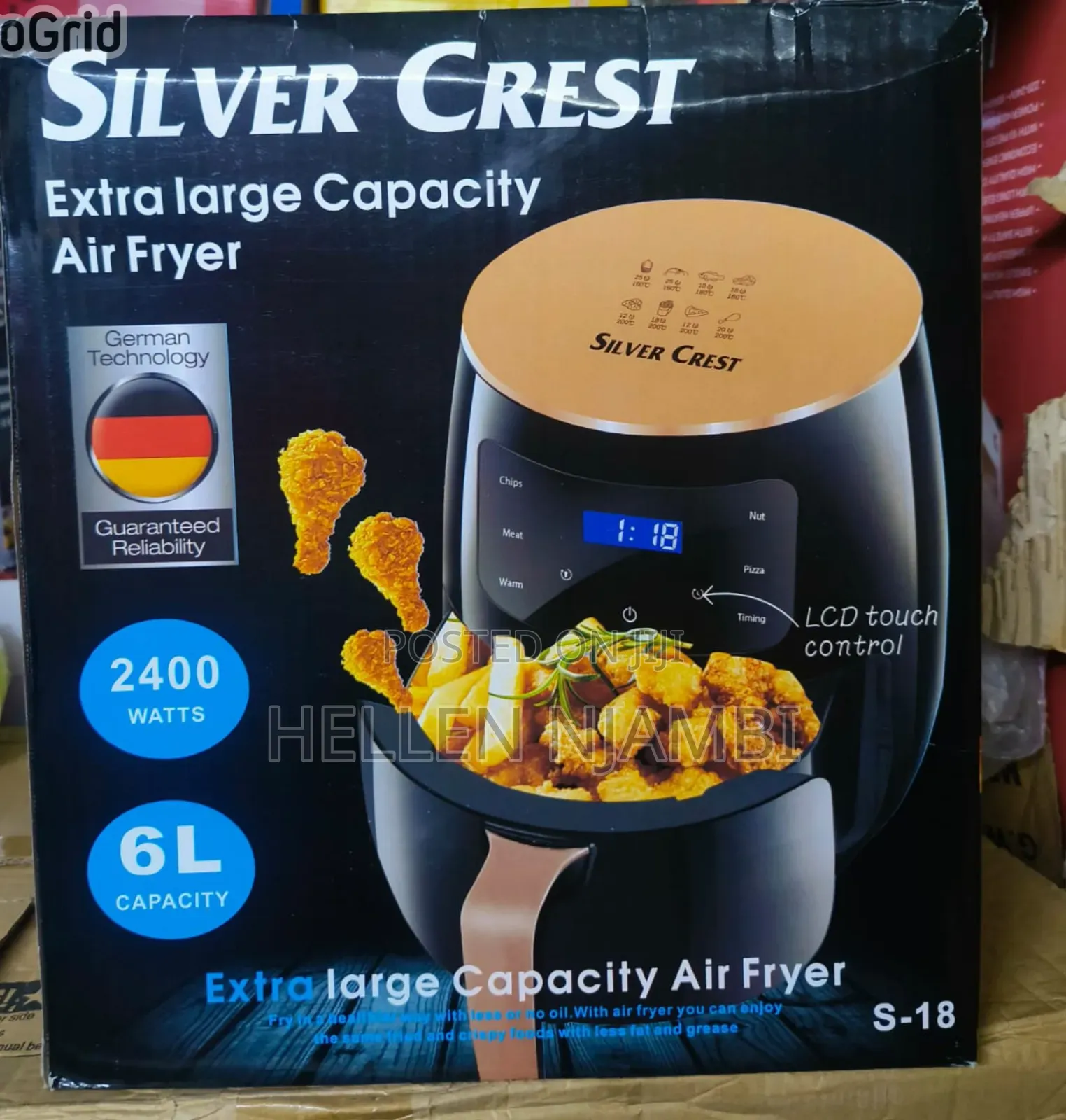 Silver Crest 6 Litres Airfryer