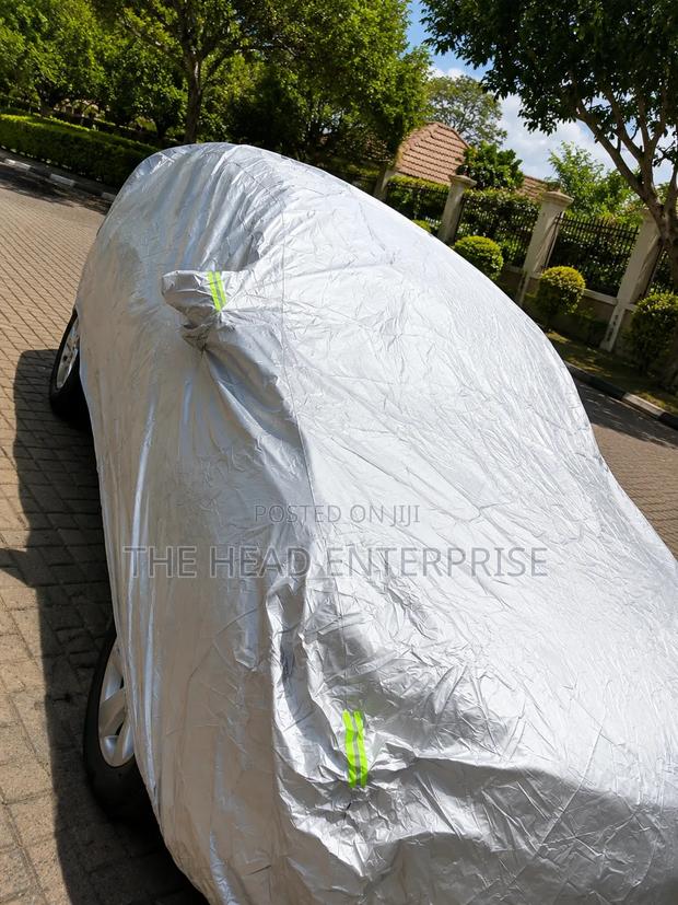 All Weather Harrier Car Cover With Reflectors Silvery