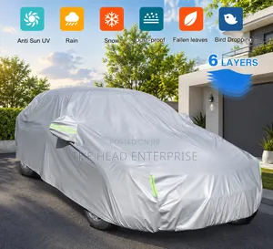 All Weather Harrier Car Cover With Reflectors Silvery