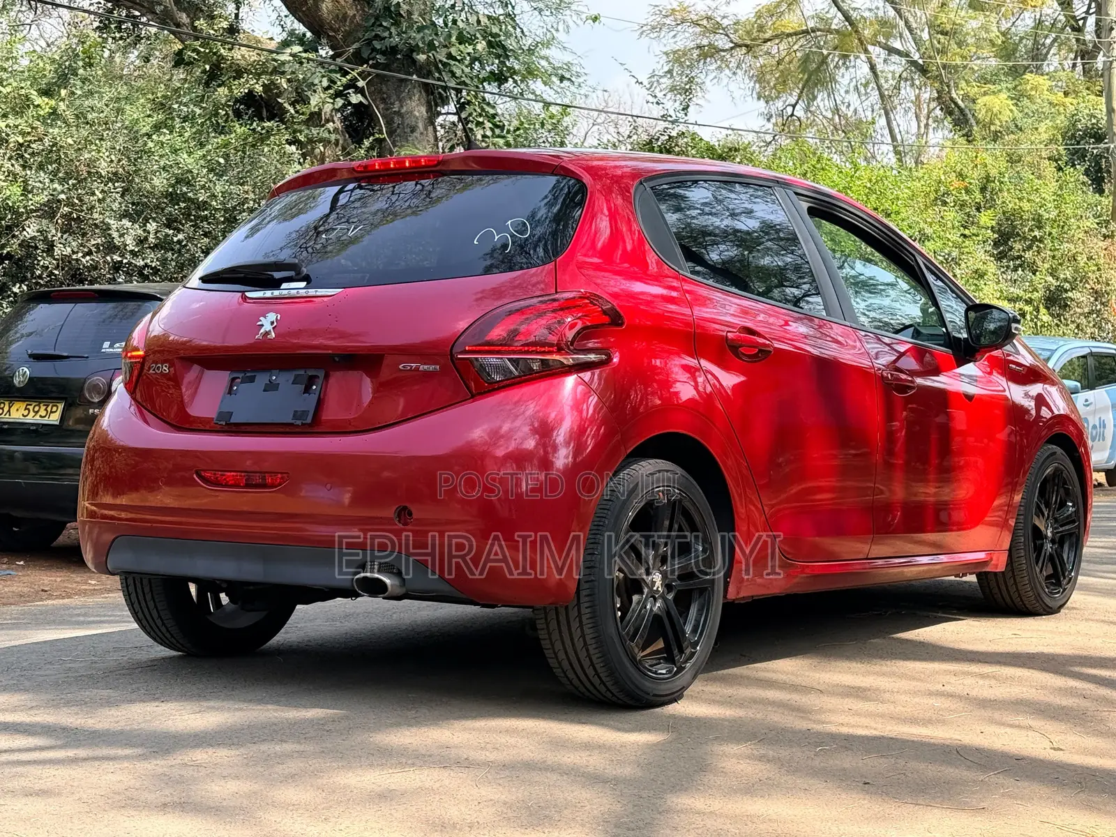 Peugeot 208 2019 Red