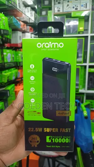 Oraimo Toast 22.5 W Byte 10000mAh Powerbank