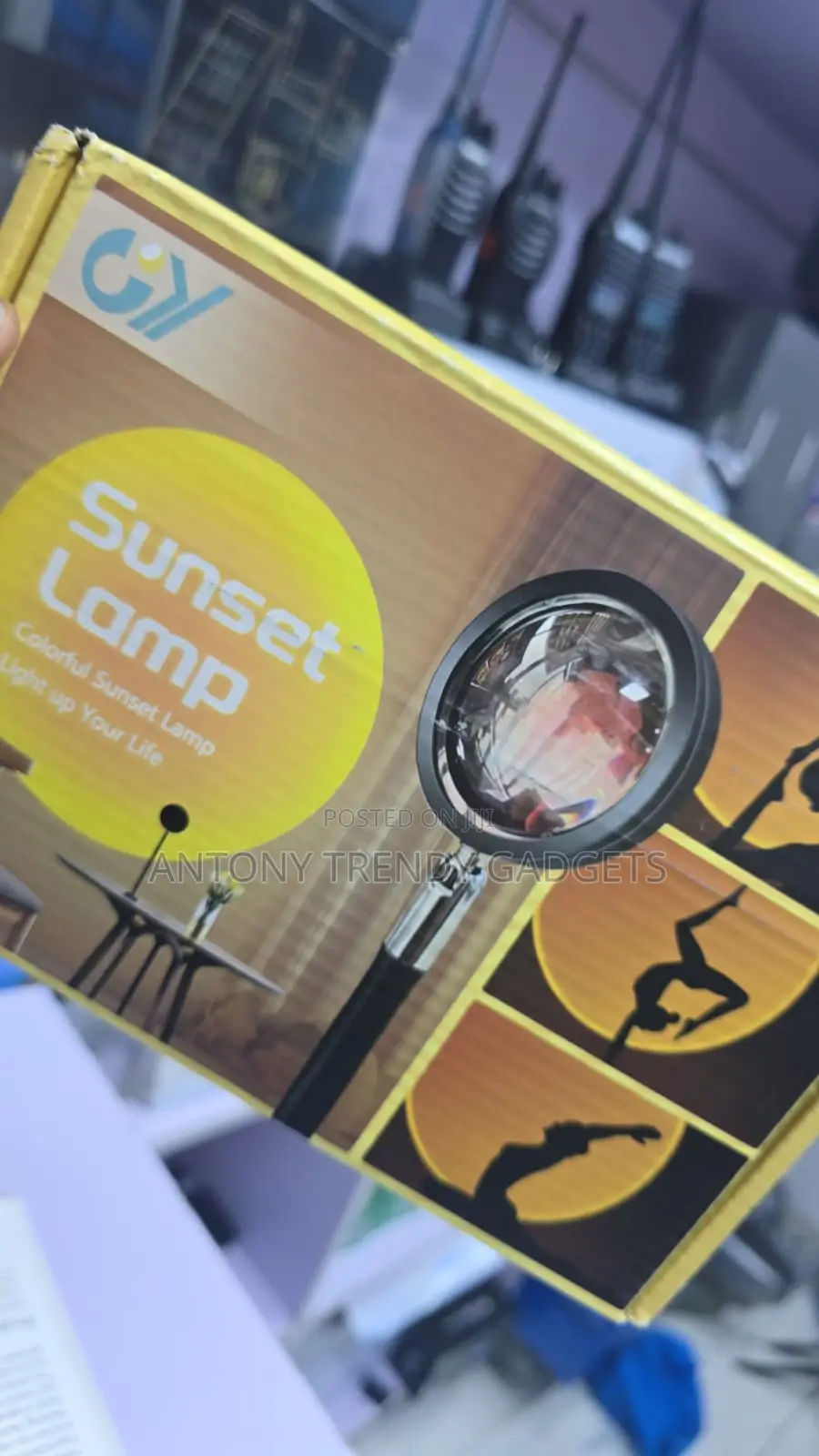 Sunset Lamp LED Projector Rotatable USB Room Decor Light