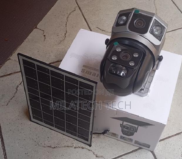 4G Solar Security Camera Dual Lens – Remote Monitoring CCTV