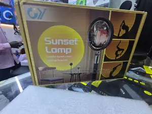 LED Sunset Projection Lamp Rotatable Photography Room Light
