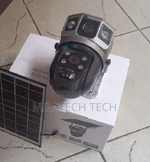 Dual Lens 4G Solar Powered CCTV Camera – Outdoor Surveillance