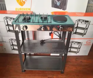 Eurochef Deluxe Gas Stove 2 Gas 1 Hot Plate (Model: EC-6073 2+1)