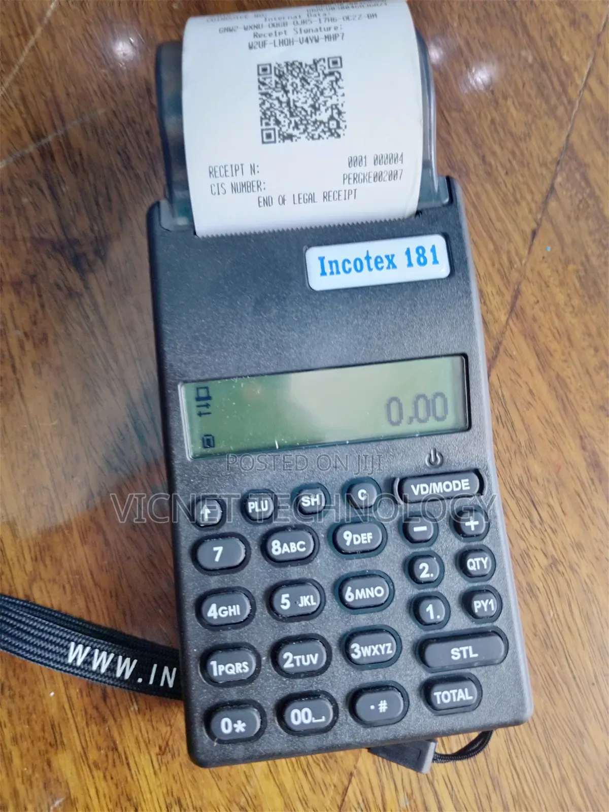 Incotex Mercury 181 Etims Keypad Etr